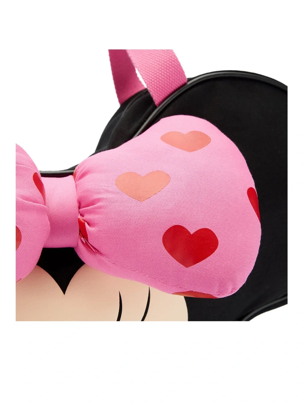 Disney -Minnie Mouse Large Face Tote Valentine’s Edition with updated charm link
